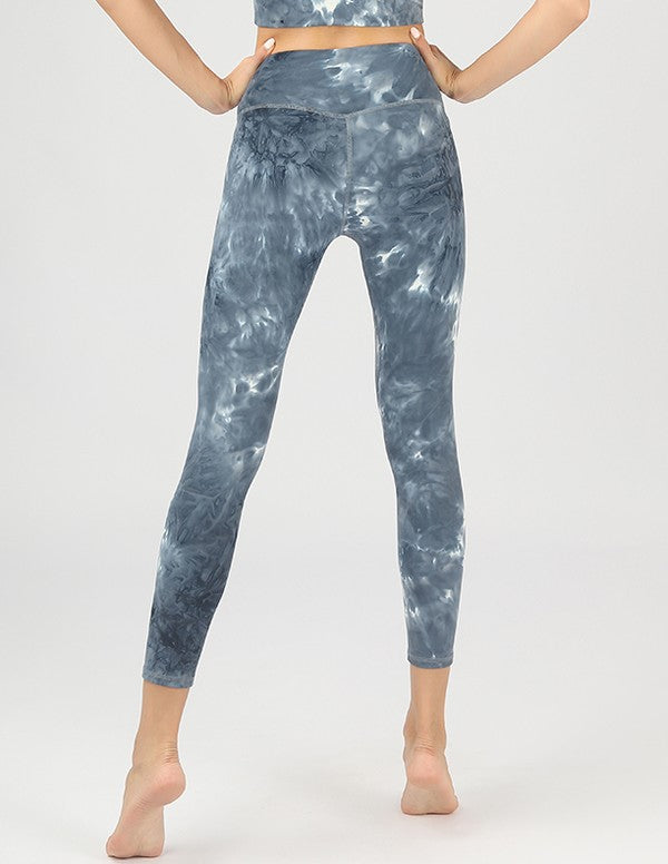 Tie-Dye Seamless High Waisted Leggings