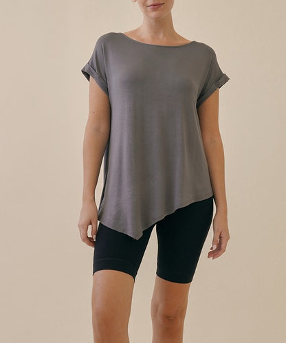 BAMBOO ASYMESTRIC TUNIC