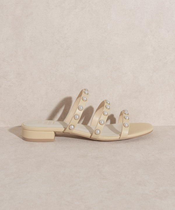 OASIS SOCIETY Valerie - Pearl Flat Sandals