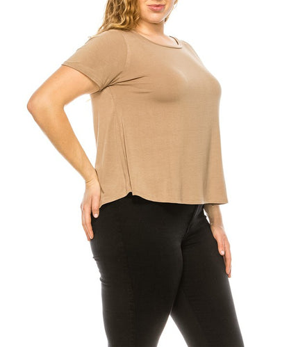 Bamboo classic top for curvy size