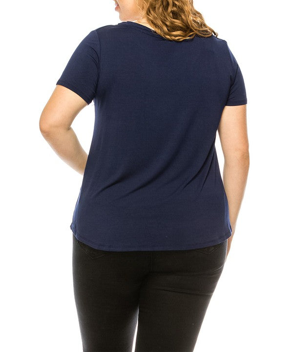 Bamboo classic top for curvy size