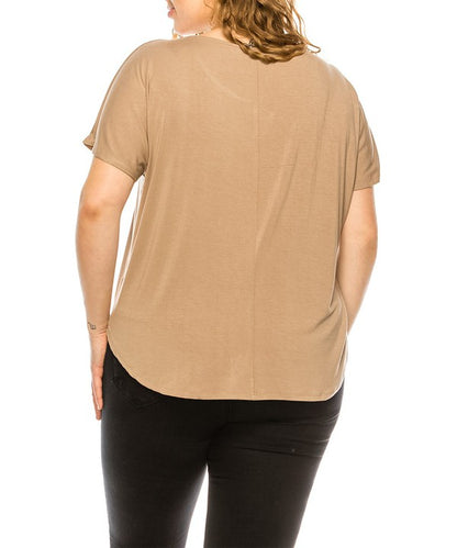 Bamboo classic top for curvy size