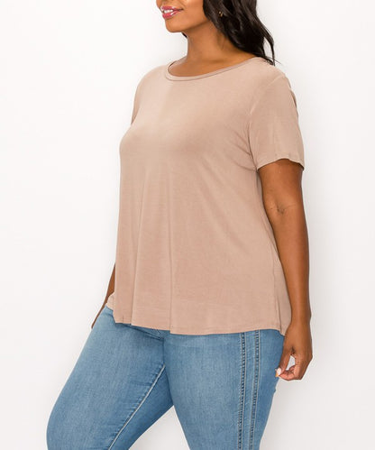 Bamboo classic top for curvy size