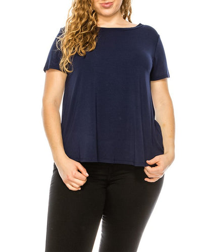 Bamboo classic top for curvy size