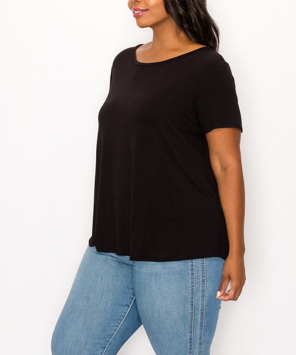 Bamboo classic top for curvy size