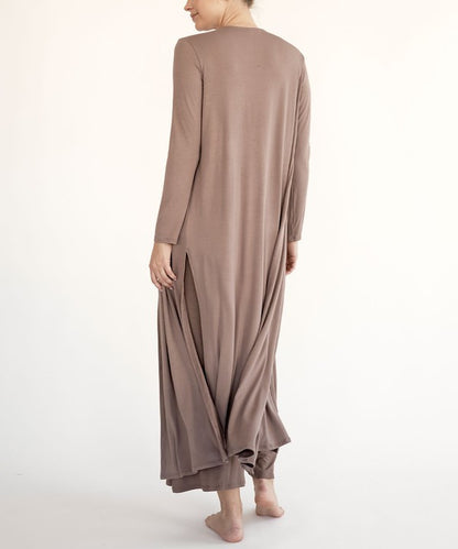 BAMBOO MAXI LONG CARDIGAN