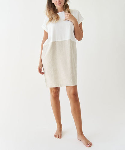 BAMBOO COTTON LINEN DRESS