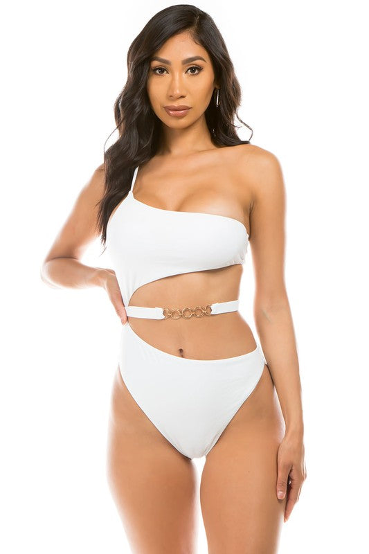 CHIC BELT ONE-PIECE