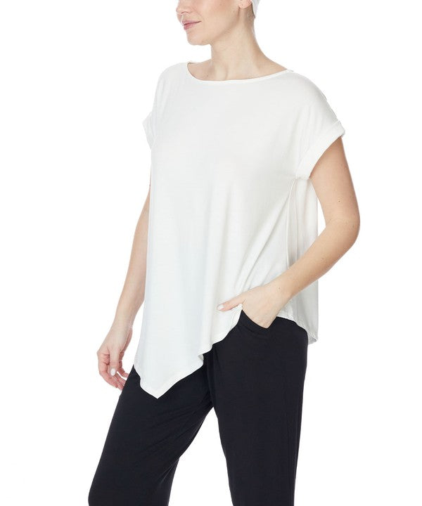 BAMBOO ASYMESTRIC TUNIC