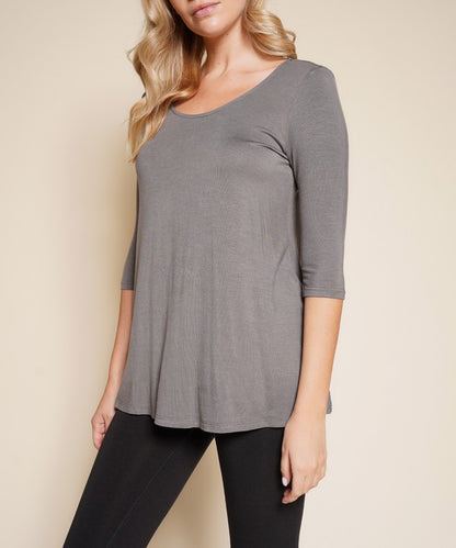 BAMBOO ELBOW TUNIC T